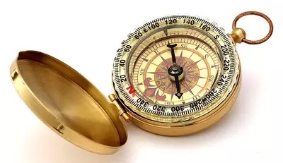 Eine goldene Taschenuhr