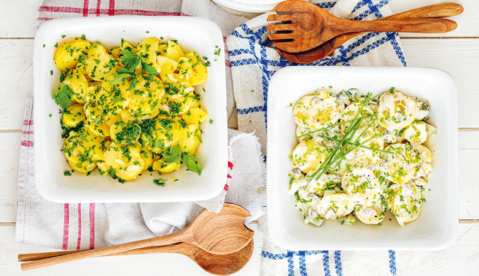 Kartoffelsalat, süddeutscher Salat mit Kartoffeln