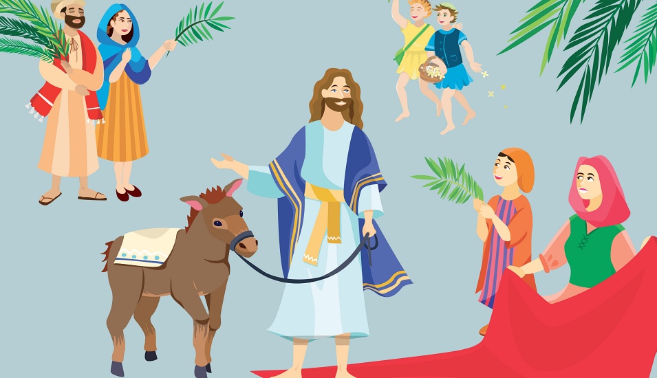 Eine Woche vor Ostern feiern wir Palmsonntag