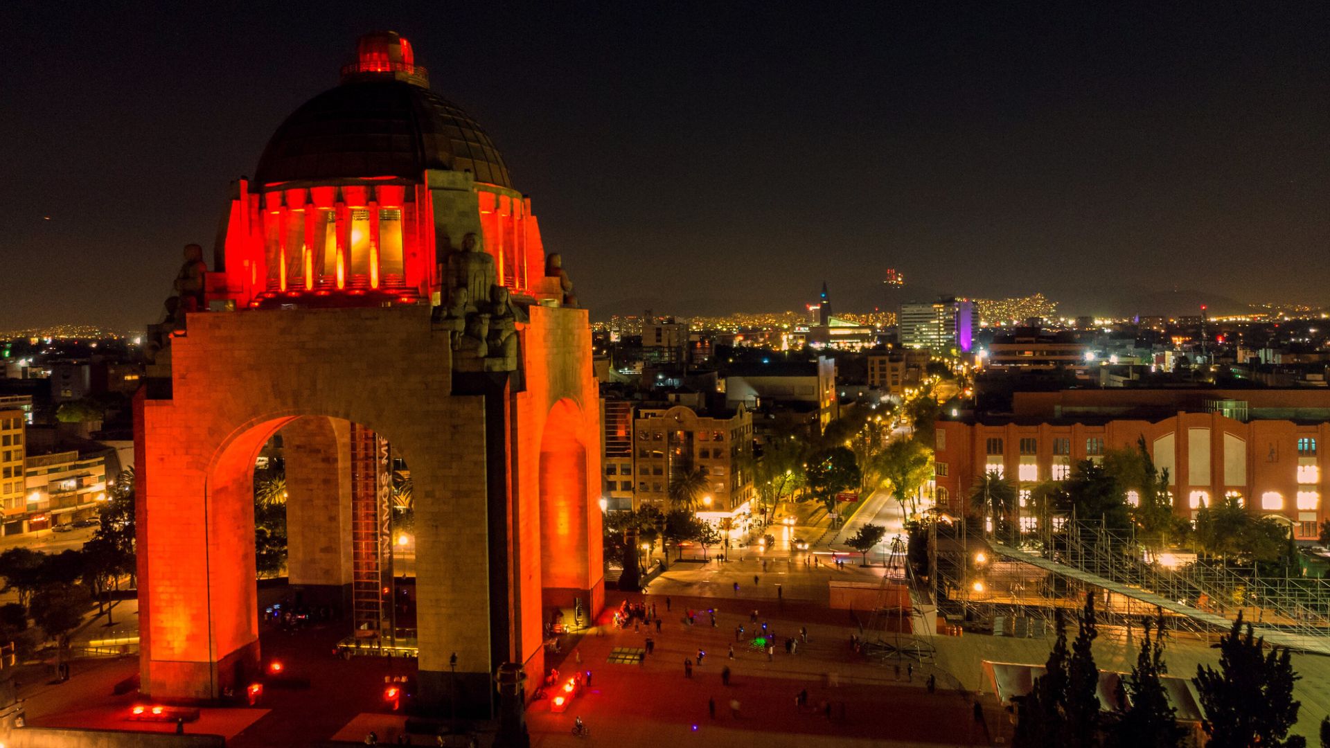 Mexicostadt, Orange-Day, Orange Farbe