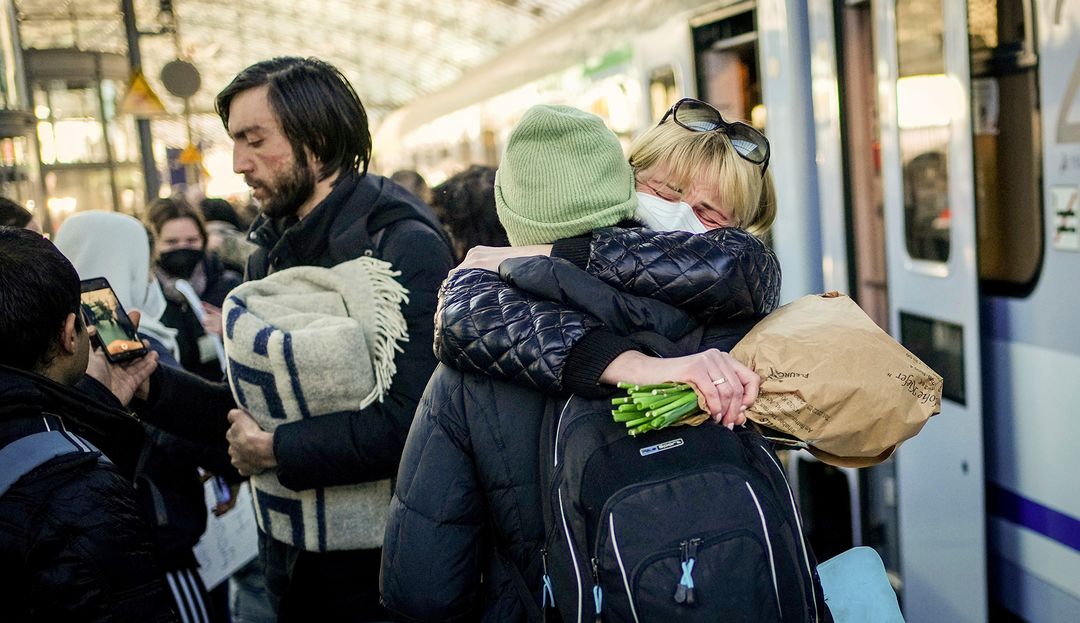 Steyler Schwestern in der Ukraine helfen Kriegsflüchtlingen 