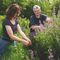 Zwei Frauen bei der Gartenarbeit