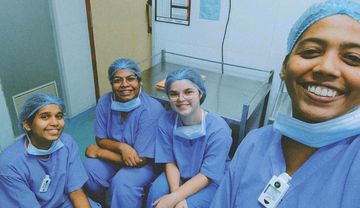 Ima Neves im Krankenhaus