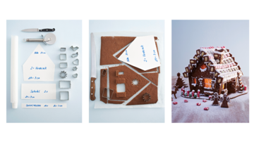 Anleitung für ein Lebkuchenhaus