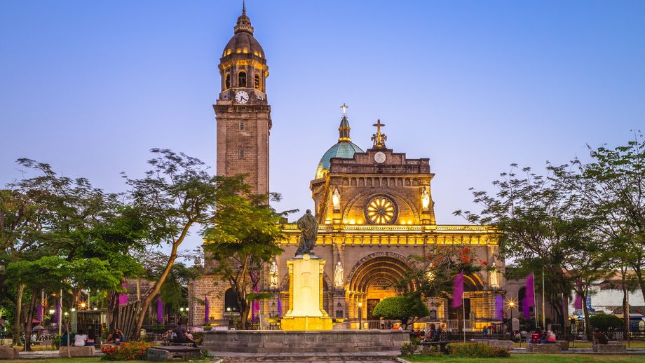 Eine Kirche auf den Philippinen