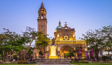 Eine Kirche auf den Philippinen