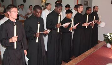 Junge Seminaristen in Ungarn