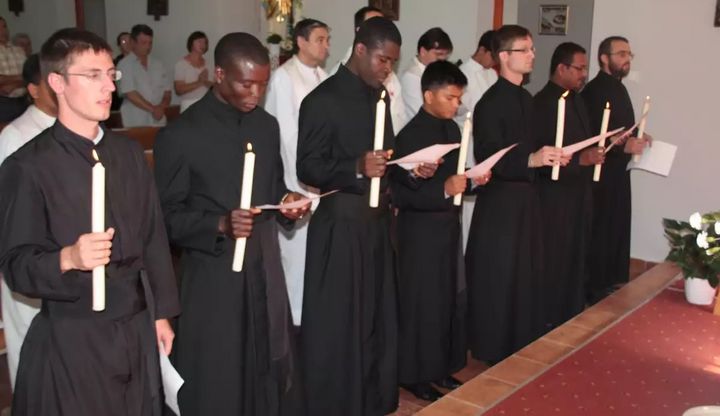 Junge Seminaristen in Ungarn