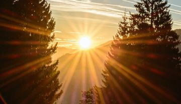 Ein Sonnenaufgang im Welt