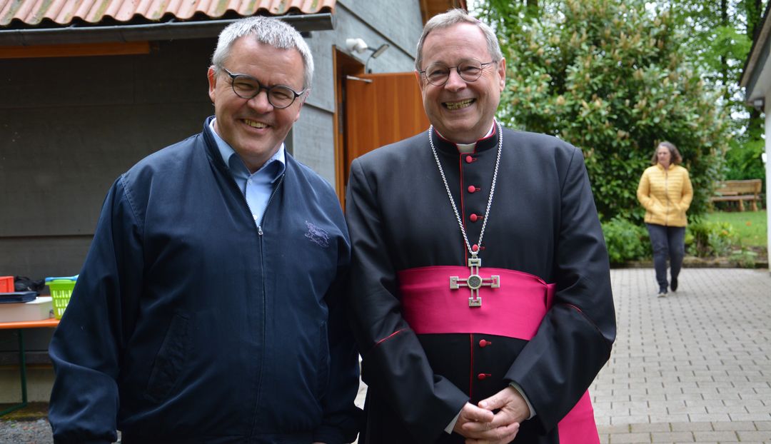 Norbert Cuypers SVD und Bischof Bätzing