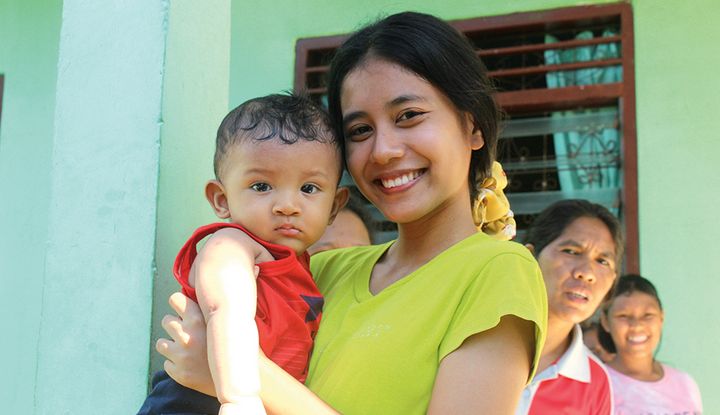 Steyler helfen Frauen in Flores/Indonesien