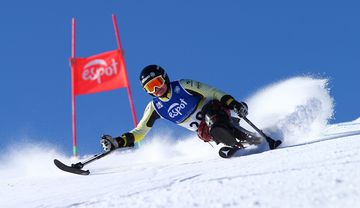 Anna-Lena Forster bei der Abfahrt