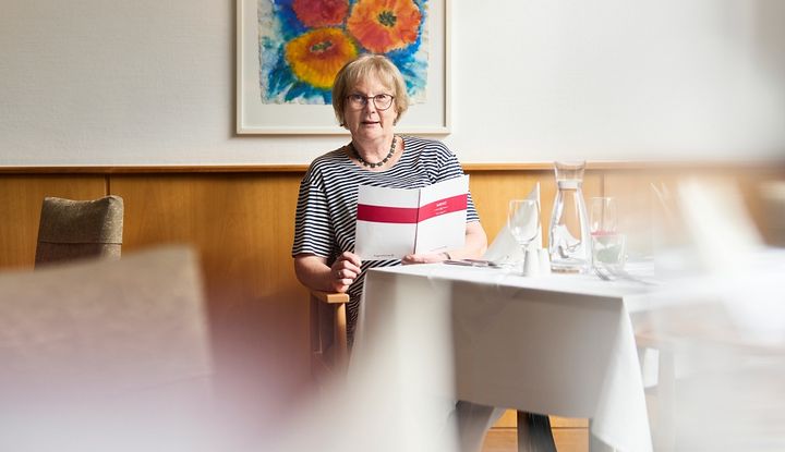 Anneliese Sch&ouml;ner in der Seniorenresidenz Augustinum in Essen