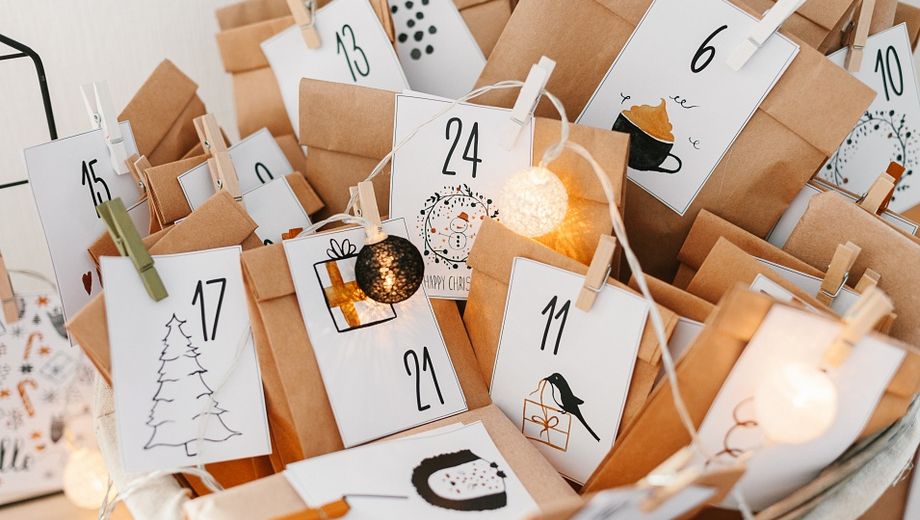 Ein selbstgebastelter Adventskalender