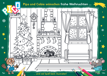 Ausmalvorlage Weihnachten