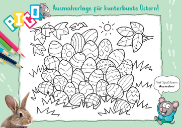 Ausmalvorlage Ostern