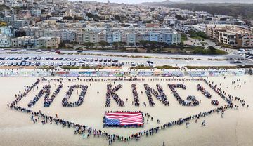 Foto einer der No-Kings-Demonstration in den USA