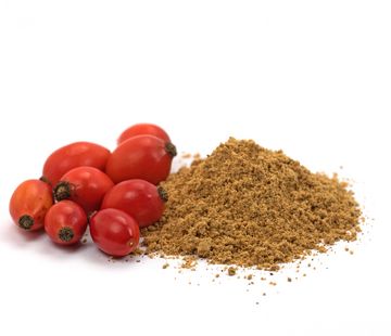 Hagebutten und Pulver